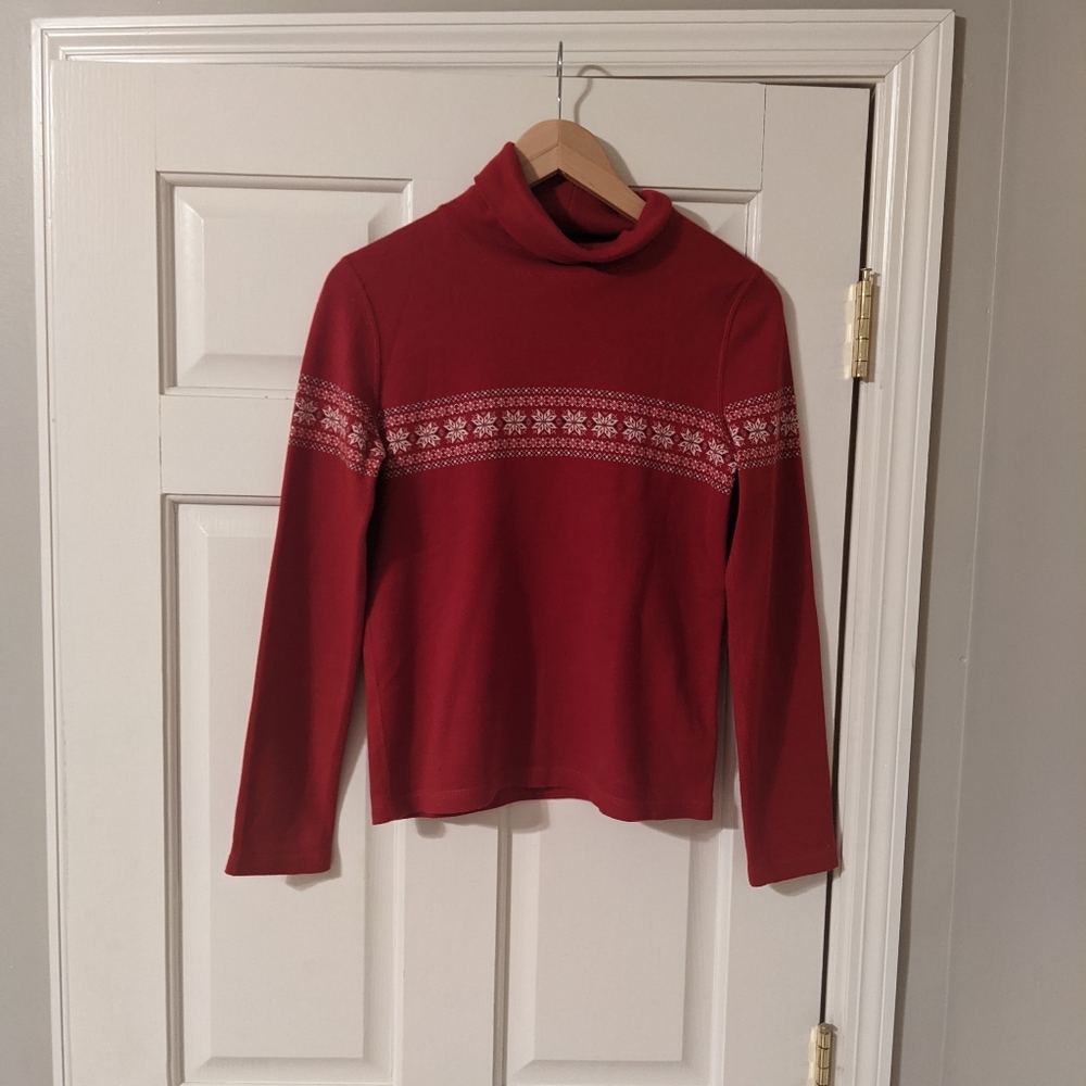 Fair Isle Long Sleeve Turtleneck